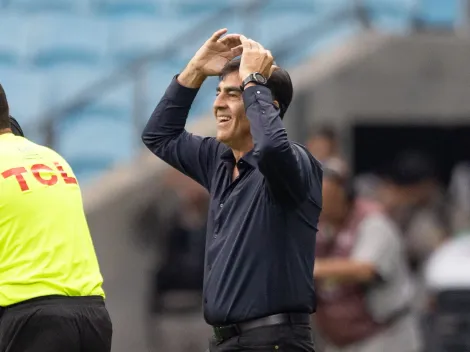 Quinteros comemora e tem retorno importante no Grêmio