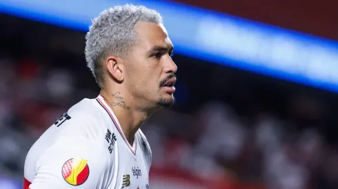 Luciano jogador do Sao Paulo durante partida contra o Mirassol no estadio Morumbi pelo campeonato Paulista 2025.