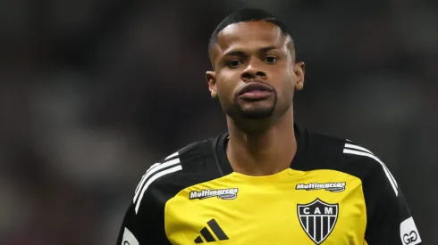 MG – BELO HORIZONTE – 29/01/2025 – MINEIRO 2025, ATLETICO-MG X AMERICA-MG – Junior Santos jogador do Atletico-MG durante aquecimento antes da partida contra o America-MG no estadio Mineirao pelo campeonato Mineiro 2025. Foto: Gilson Lobo/AGIF