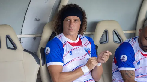 David luiz jogador do Floresta durante partida contra o Fortaleza no estadio Presidente Vargas (CE) pelo campeonato Cearense 2025. Foto: Baggio Rodrigues/AGIF