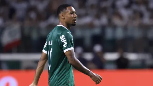 Allan jogador do Palmeiras durante partida contra o Sao Paulo no estadio Arena Allianz Parque pelo campeonato Paulista 2025. Foto: Marcello Zambrana/AGIF