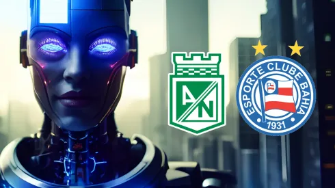 Inteligência artificial prevê resultado de Atlético Nacional x Bahia.