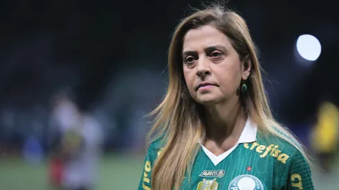 SP – SAO PAULO – 07/08/2024 – COPA DO BRASIL 2024, PALMEIRAS X FLAMENGO – leila pereira presidente do Palmeiras durante partida contra o Flamengo no estadio Arena Allianz Parque pelo campeonato Copa Do Brasil 2024. Foto: Ettore Chiereguini/AGIF