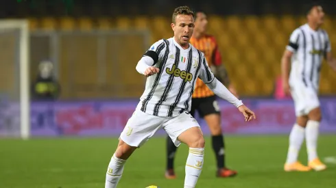 Melo Arthur of Juventus during the Serie A match between Benevento Calcio and Juventus at Stadio Ciro Vigorito on November 28, 2020 in Benevento, Italy.