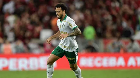 Felipe Anderson jogador do Palmeiras durante partida contra o Flamengo no estadio Maracana pelo campeonato Brasileiro A 2024.