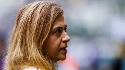 Leila Pereira presidente do Palmeiras durante partida contra o Criciuma no estadio Arena Allianz Parque pelo campeonato Brasileiro A 2024.