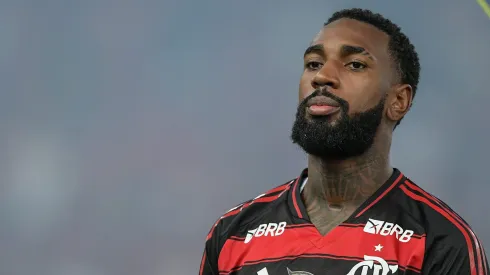 Gerson jogador do Flamengo durante partida contra o Bahia no estadio Maracana pelo campeonato Brasileiro A 2025. Foto: Thiago Ribeiro/AGIF