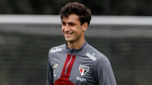 Juan Dinenno em primeiro treino pelo São Paulo – Foto: Rubens Chiri/ São Paulo FC