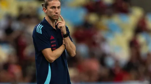 RIO DE JANEIRO, BRAZIL – MAY 21: Filipe Luis, Head Coach of Flamengo looks on during the match between Flamengo and Botafogo PB as part of Copa do Brasil 2025 at Maracana Stadium on May 21, 2025 in Rio de Janeiro, Brazil. (Photo by Ruano Carneiro/Getty Images)