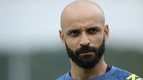 Thaciano jogador do Santos