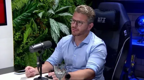 Felipe Carregal, vice-presidente do Vasco em entrevista ao Fanático Cast. Foto: Reprodução Fanático Vascaíno