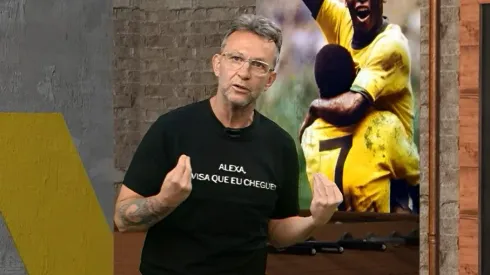 Neto, ex-jogador e apresentador. Foto: Reprodução/Band.