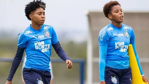 Bahia volta a treinar focado nas partidas contra o Corinthians no Brasileirão Feminino (Reprodução/Leticia Martins/EC Bahia)