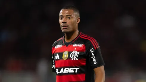 Nicolás de la Cruz em partida pelo Flamengo. Foto: Jorge Rodrigues/AGIF
