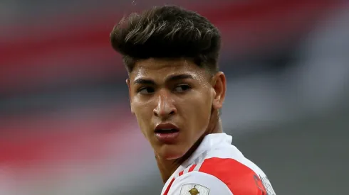 Jorge Carrascal enquanto jogava pelo River Plate. (Photo by Rodolfo Buhrer -Pool/Getty Images)