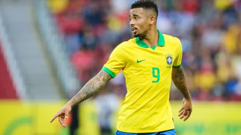 Gabriel Jesus jogador do Brasil durante amistoso contra o Honduras no estadio Beira-Rio.