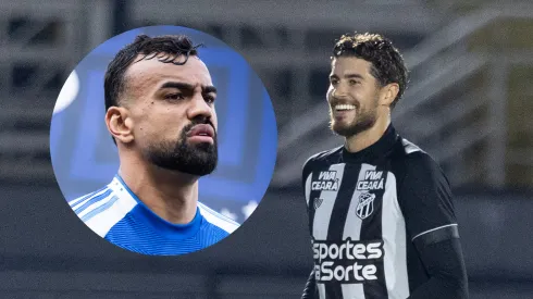 Fabrício Bruno e Pedro Raul discutiram em Cruzeiro x Ceará. Foto: Gustavo Aleixo/Cruzeiro e AGIF