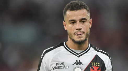 Coutinho jogador do Vasco durante partida contra o Flamengo no estadio Engenhao pelo campeonato Carioca 2025.