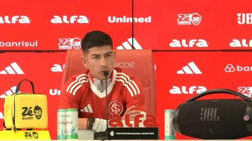 Alan Rodríguez, reforço do Internacional. Foto: Reprodução / YouTube