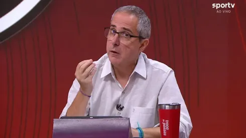 Carlos Eduardo Mansur opinou sobre o Grêmio. Foto: Reprodução / SporTV