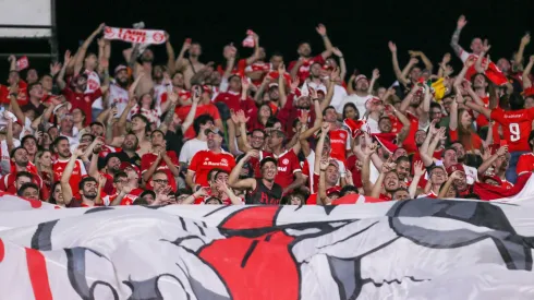 Torcida do Internacional faz protestos no Beira-Rio. Foto: Ricardo Moreira/Getty Images