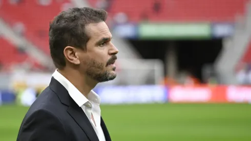 Admar Lopes diretor executivo do Vasco antes da partida contra o Botafogo no estádio Mane Garrincha pelo campeonato Brasileiro A 2025. Foto: Mateus Bonomi/AGIF