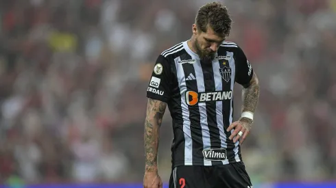 RJ – RIO DE JANEIRO – 13/11/2024 – BRASILEIRO A 2024, FLAMENGO X ATLETICO-MG – Lyanco jogador do Atletico-MG durante partida contra o Flamengo no estadio Maracana pelo campeonato Brasileiro A 2024. Foto: Thiago Ribeiro/AGIF