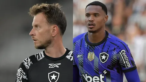 John e Neto, goleiros do Botafogo, disputam a titularidade no time de Davide Ancelotti (Imagem: Thiago Ribeiro/AGIF)