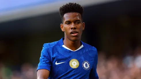 Estêvão estreou pelo Chelsea no empate com o Crystal Palace na Premier League. Foto: Bryn Lennon/Getty Images