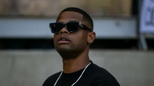 MG – BELO HORIZONTE – 20/04/2025 – BRASILEIRO A 2025, ATLETICO-MG X BOTAFOGO – Junior Santos jogador do Atletico-MG durante partida contra o Botafogo no estadio Mineirao pelo campeonato Brasileiro A 2025. Foto: Fernando Moreno/AGIF