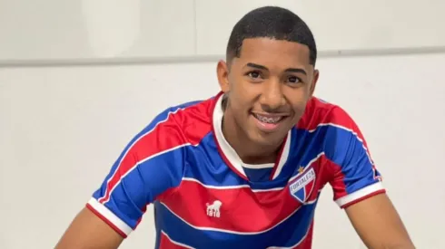 Ryan tem vínculo com o Fortaleza até 2028. Foto: Reprodução/ Fortaleza EC