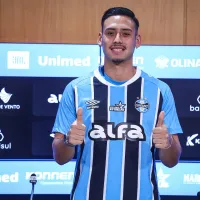 Noriega é apresentado no Grêmio e celebra ascensão na carreira: “Três anos atrás trabalhava com meu tio”