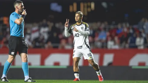 Iseppe em sua estreia no profissional do Atlético-MG. Fotos: Pedro Souza / Atlético