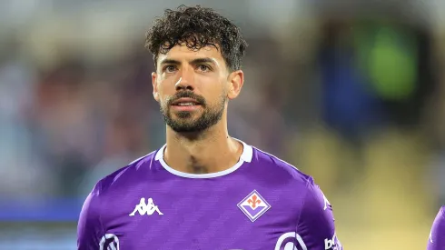 FLORENCE, ITALY – MAY 18: Pablo Mari Villar of ACF Fiorentina looks on during the Serie A match between Fiorentina and Bologna at Stadio Artemio Franchi on May 18, 2025 in Florence, Italy. (Photo by Gabriele Maltinti/Getty Images)