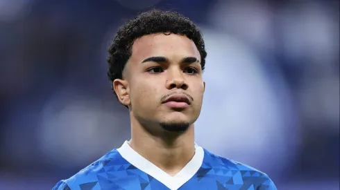 RIYADH, SAUDI ARABIA – FEBRUARY 04: Kaio Cesar of Al-Hilal SFC looks on prior to the AFC Champions League Elite match between Al-Hilal and Persepolis at Kingdom Arena on February 04, 2025 in Riyadh, Saudi Arabia. (Photo by Abdullah Ahmed/Getty Images)