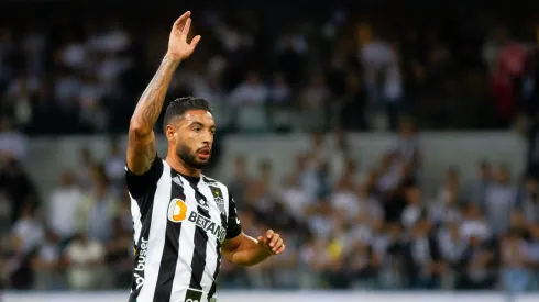 MG – Belo Horizonte – 05/07/2022 – LIBERTADORES 2021 ATLETICO-MG X EMELEC – Nathan Silva jogador do Atletico-MG durante partida contra o Emelec no estadio Mineirao pelo campeonato Copa Libertadores 2022. Foto: Fernando Moreno/AGIF