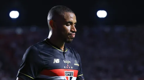 SP – SAO PAULO – 24/08/2025 – BRASILEIRO A 2025, SAO PAULO X ATLETICO-MG – Andre Silva jogador do Sao Paulo durante partida contra o Atletico-MG no estadio Morumbi pelo campeonato Brasileiro A 2025. Foto: Marcello Zambrana/AGIF