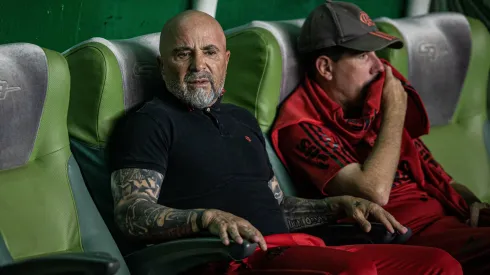 GO – GOIANIA – 20/09/2023 – BRASILEIRO A 2023, GOIAS X FLAMENGO – Jorge Sampaoli tecnico do Flamengo durante partida contra o Goias no estadio Serrinha pelo campeonato Brasileiro A 2023. Foto: Isabela Azine/AGIF