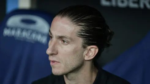 Filipe Luís, técnico do Flamengo. Foto: Thiago Ribeiro/AGIF