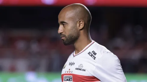 SP – SAO PAULO – 05/02/2025 – PAULISTA 2025, SAO PAULO X MIRASSOL – Lucas Moura jogador do Sao Paulo durante partida contra o Mirassol no estadio Morumbi pelo campeonato Paulista 2025. Foto: Marcello Zambrana/AGIF