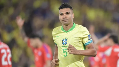 RJ – RIO DE JANEIRO – 04/09/2025 – ELIMINATORIAS COPA DO MUNDO 2026, BRASIL X CHILE – Casemiro jogador do Brasil durante partida contra o Chile no estadio Maracana pelo campeonato Eliminatorias Copa Do Mundo 2026. Foto: Thiago Ribeiro/AGIF