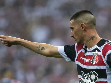 Thiago Galhardo, ex-Internacional, faz a diferença e sobe à Série C com o Santa Cruz