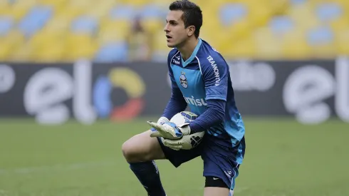 Marcelo Grohe durante partida no Estadio Maracana pelo Campeonato Brasileiro A 2014<br />
– Foto: Paulo Campos/AGIF