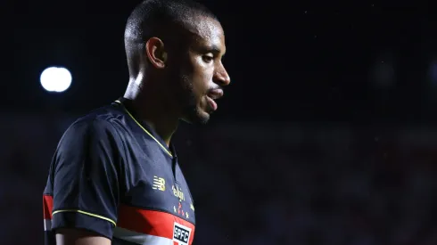 SP – SAO PAULO – 24/08/2025 – BRASILEIRO A 2025, SAO PAULO X ATLETICO-MG – Andre Silva jogador do Sao Paulo durante partida contra o Atletico-MG no estadio Morumbi pelo campeonato Brasileiro A 2025. Foto: Marcello Zambrana/AGIF