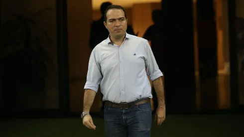 Marcelo Paz Presidente do Fortaleza antes da partida contra Sport na Arena de Pernambuco, pela copa do nordeste 2024, nesta quarta-feira (21). Foto: Marlon Costa/AGIF