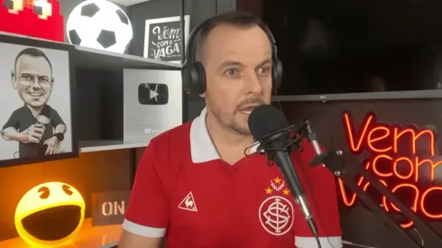 Vaguinha, jornalista torcedor do Internacional. Foto: Reprodução