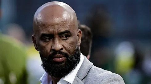 Fabinho Soldado durante confronto contra o Palmeiras no Brasileirão 2025.