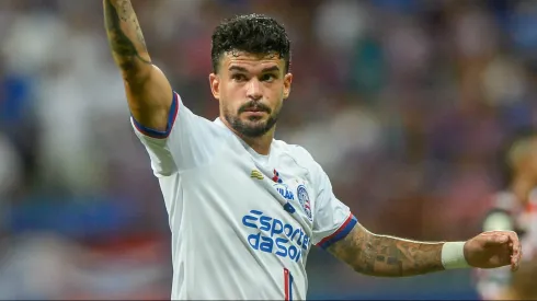 BA – SALVADOR – 05/11/2024 – BRASILEIRO A 2024, BAHIA X SAO PAULO – Cauly jogador do Bahia durante partida contra o Sao Paulo no estadio Fonte Nova pelo campeonato Brasileiro A 2024. Foto: Jhony Pinho/AGIF