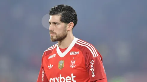 Rossi goleiro do Flamengo durante partida contra o Atletico-MG no estadio Maracana pelo campeonato Copa Do Brasil 2025.