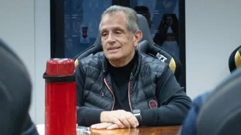 BAP em reunião na Gávea. FOTO: MARIANA SÁ/FLAMENGO